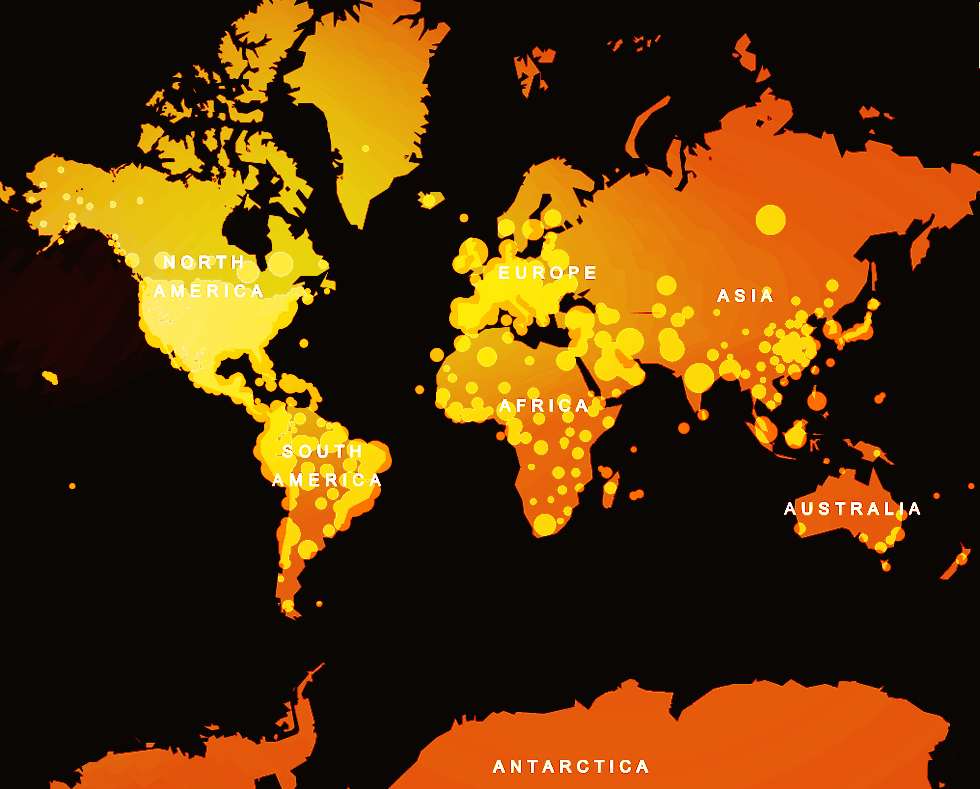 mapa pandemia Johns Hopkins