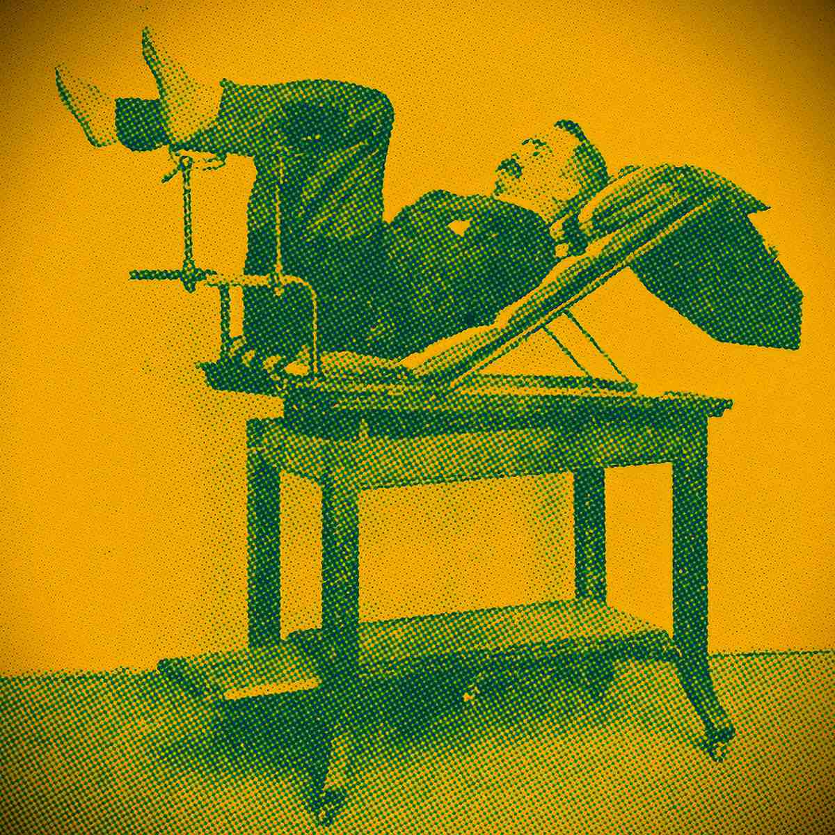 homem do século 19 demonstra terapia alternativa