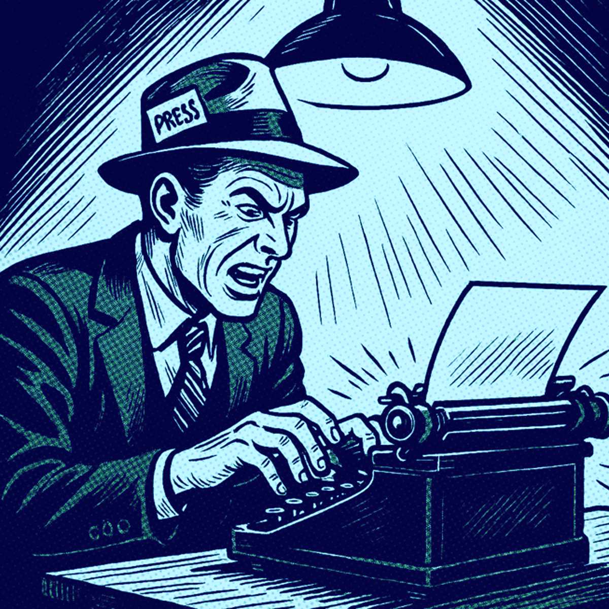 jornalista estereotípico