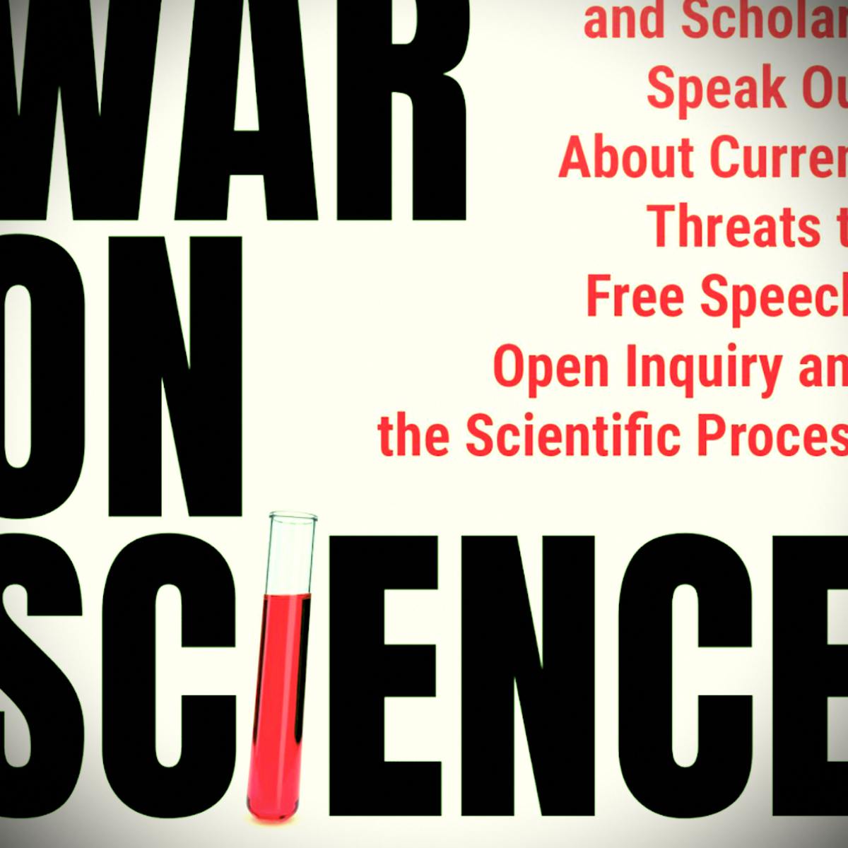 destaque da capa do livro War on Science