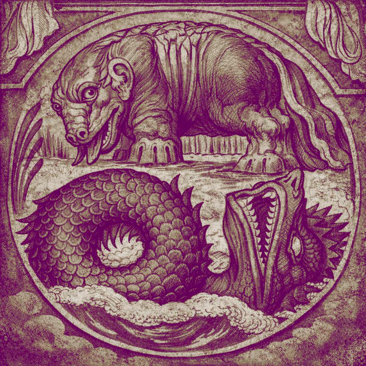 Beemote e Leviatã, na visão do poeta William Blake