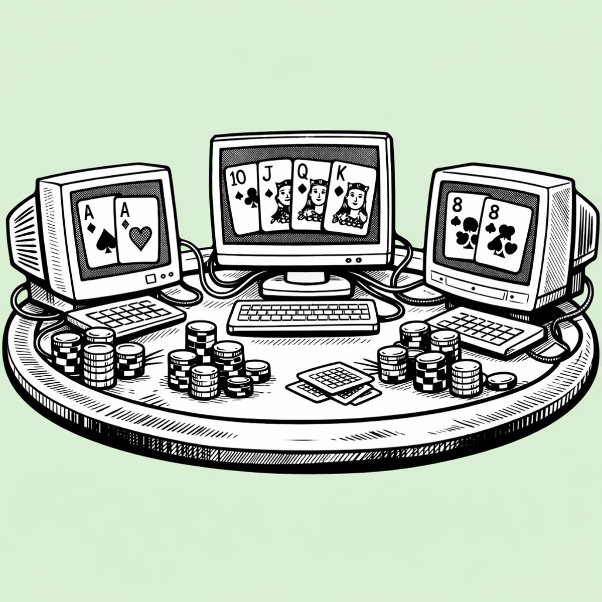 computadores interagindo