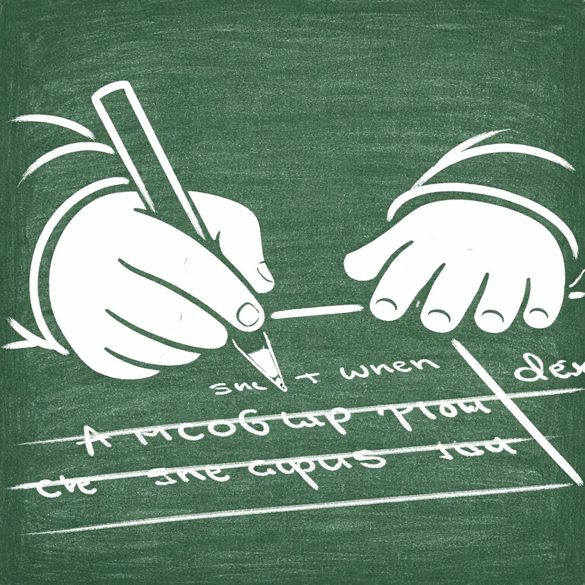 criança escrevendo na escola