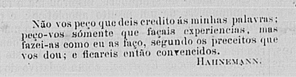 recorte homeopático