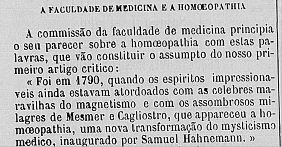 recorte homeopático