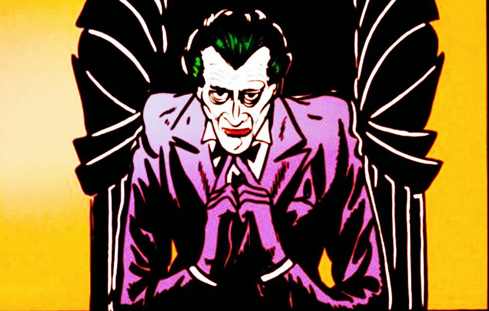 Coringa, em desenho do criador Jerry Robinson