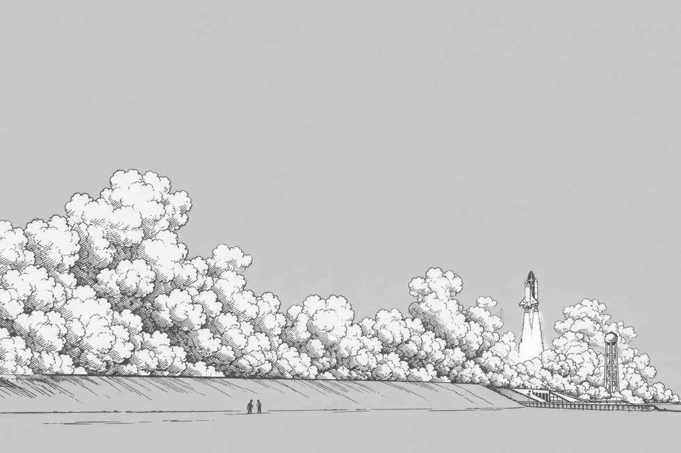 lançamento de nave espacial