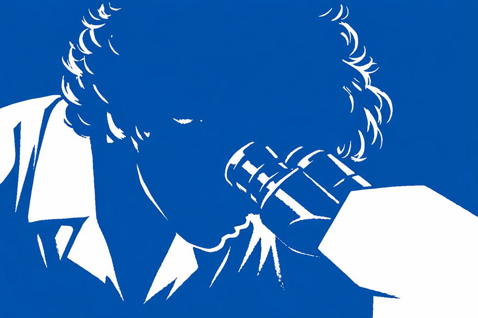 cientista no microscópio