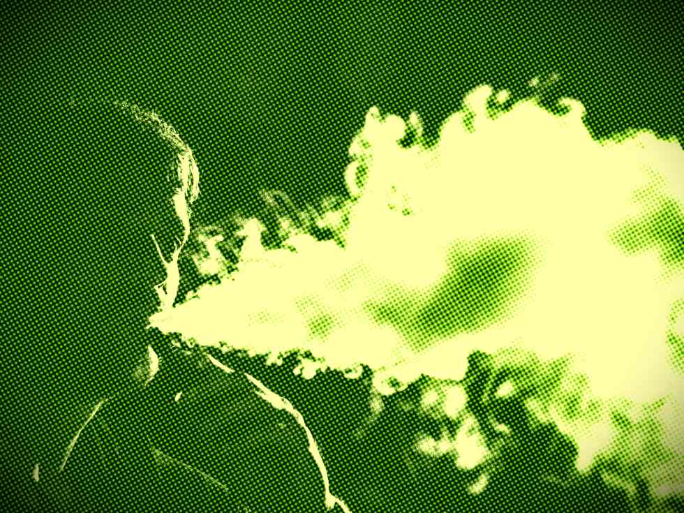 fumaça de cigarro eletrônico