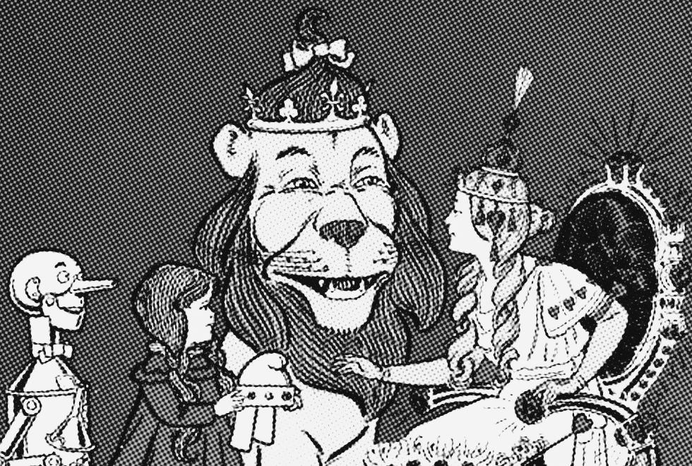 Ilustração de William Wallace Denslow para a primeira edição de "O Mágico de Oz"