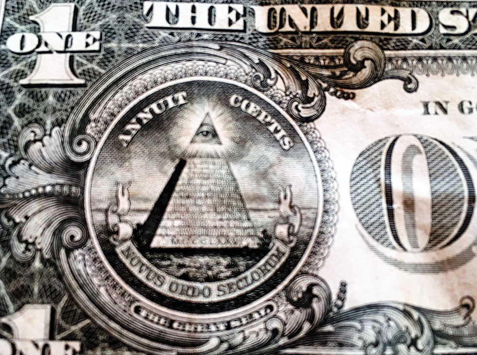 dollar all seeing eye