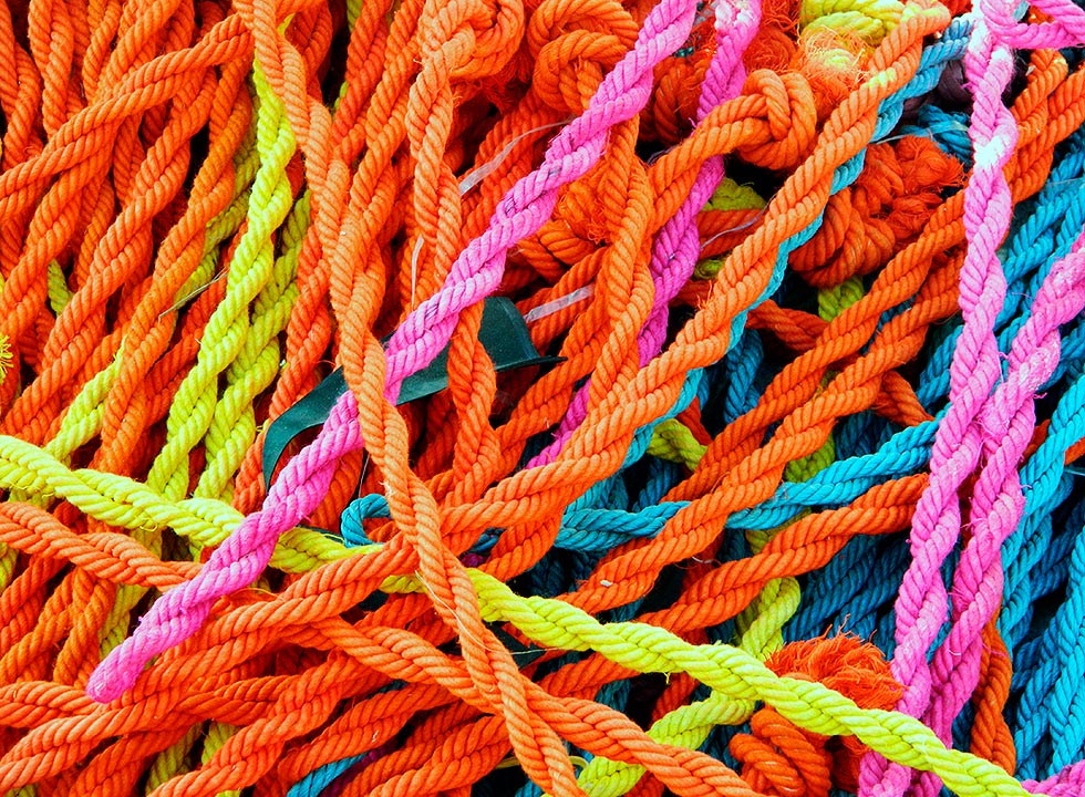 Cordas coloridas